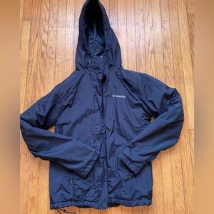 Womens black Columbia jacket coat